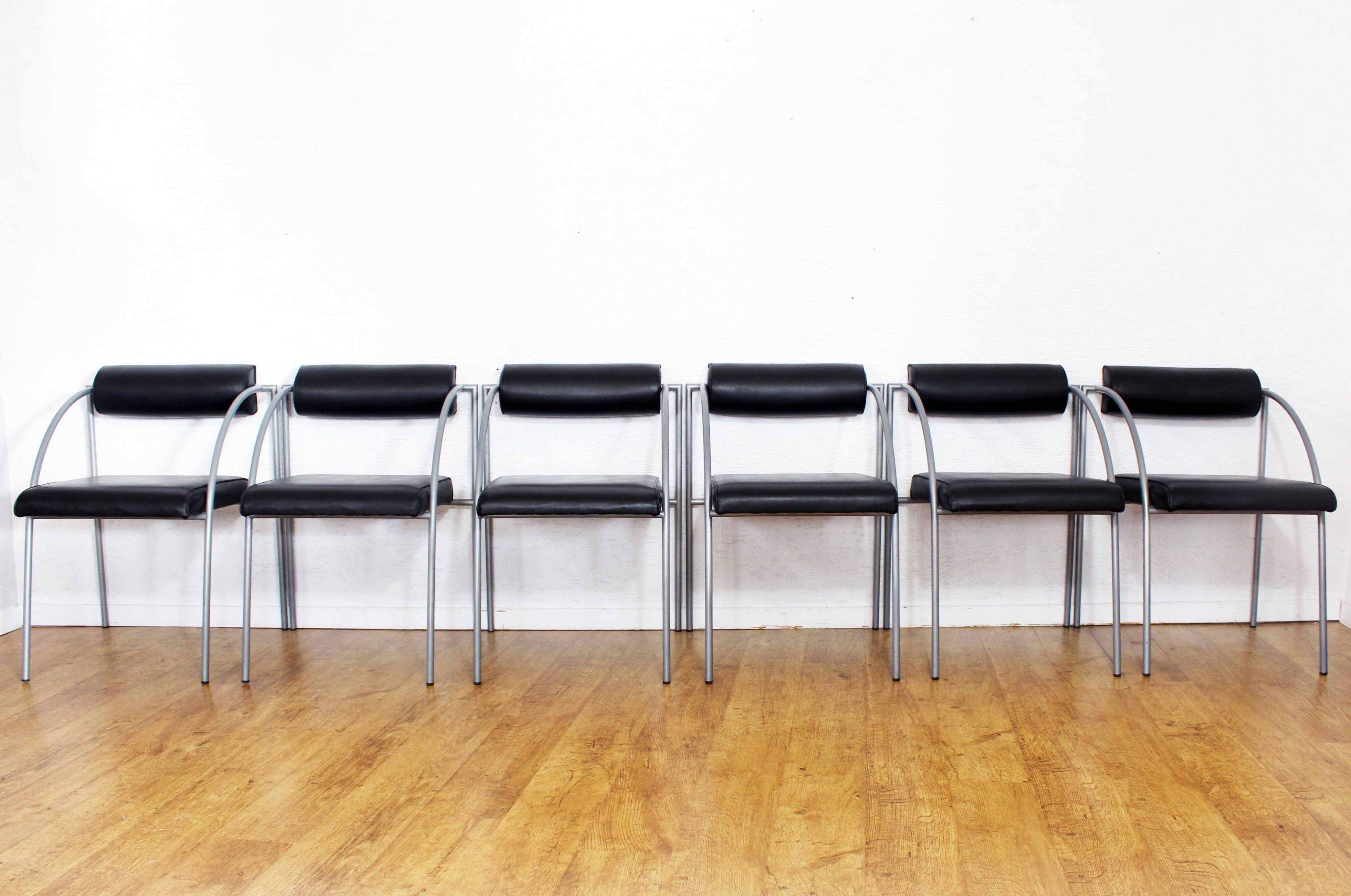 Set of 6 Vienna Chairs by Rodney Kinsman for Bieffeplast