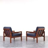 Mid-Century Danish Teak Lounge Chairs by Arne Vodder for Komfort, 1960s, Se