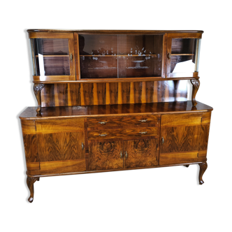 Sideboard with glass - 20th century