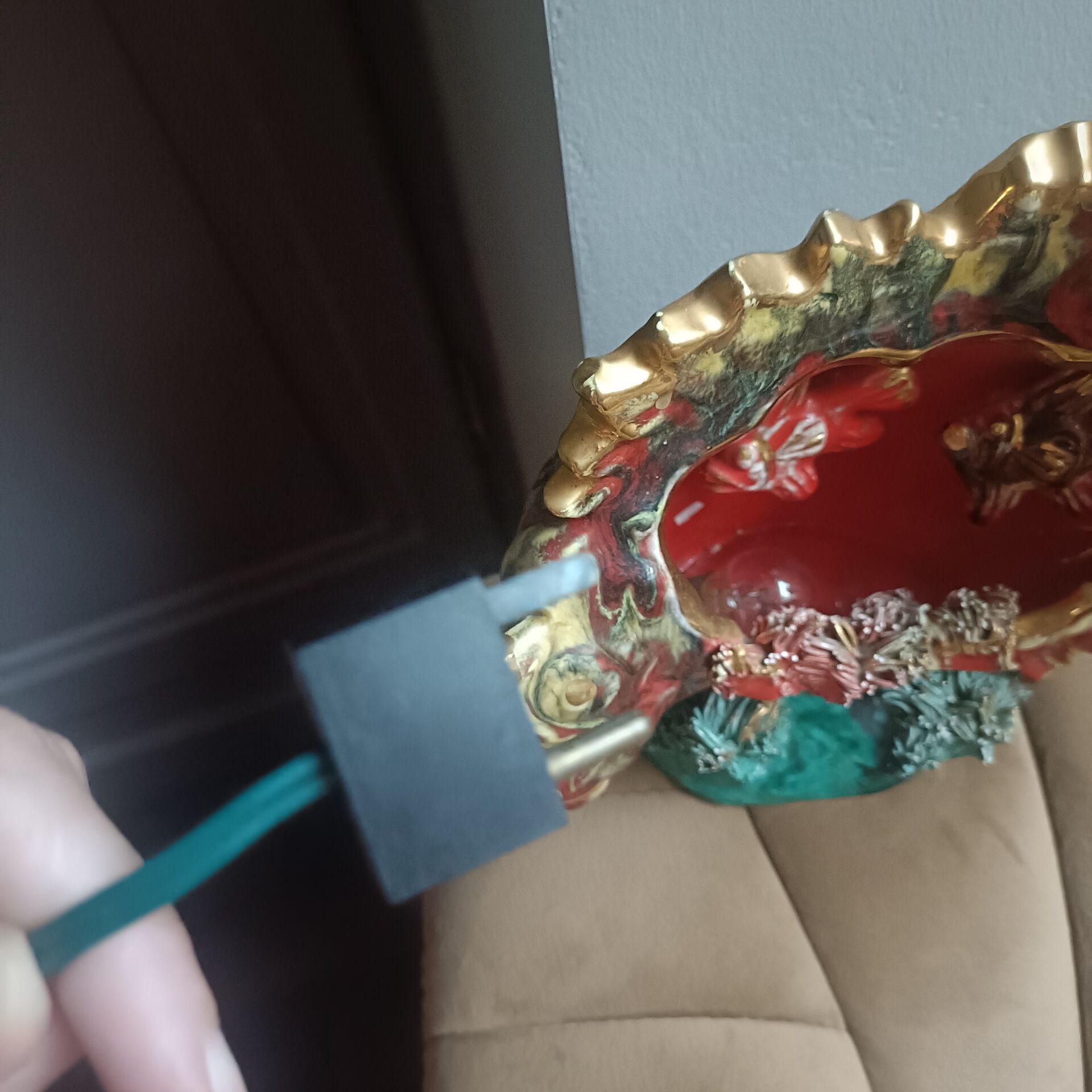 Lampe veilleuse poisson Vallauris