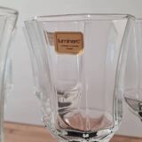 Set of 6 luminarc stemmed glasses