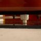 1970 smoked Plexiglas cubic lamp