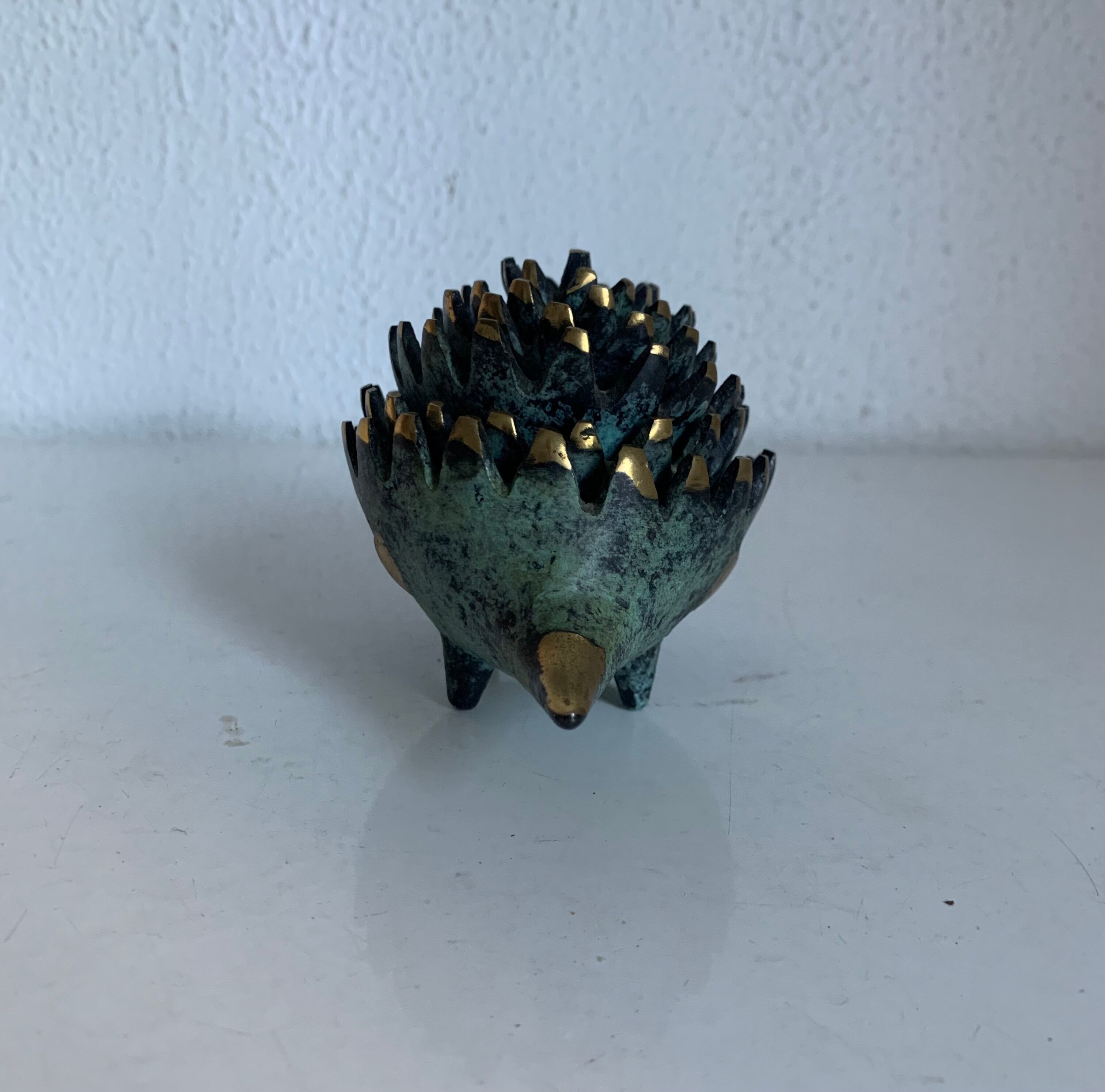 Vintage ashtrays 1950 hedgehogs by Walter Bosse for Hertha Baller