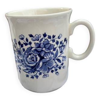 Mug fleurs bleues eir england