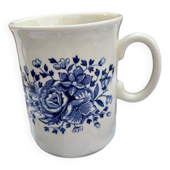 Blue flowers mug eir england