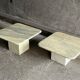 Marble nesting coffee tables, 1960s, France