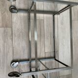 Rolling table attributed to Jacques Adnet