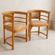 Bentwood armchairs Josef Hoffmann style wood 1920s Europe