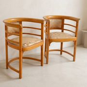 Bentwood armchairs Josef Hoffmann style wood 1920s Europe