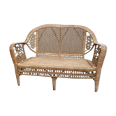 Banquette en osier
