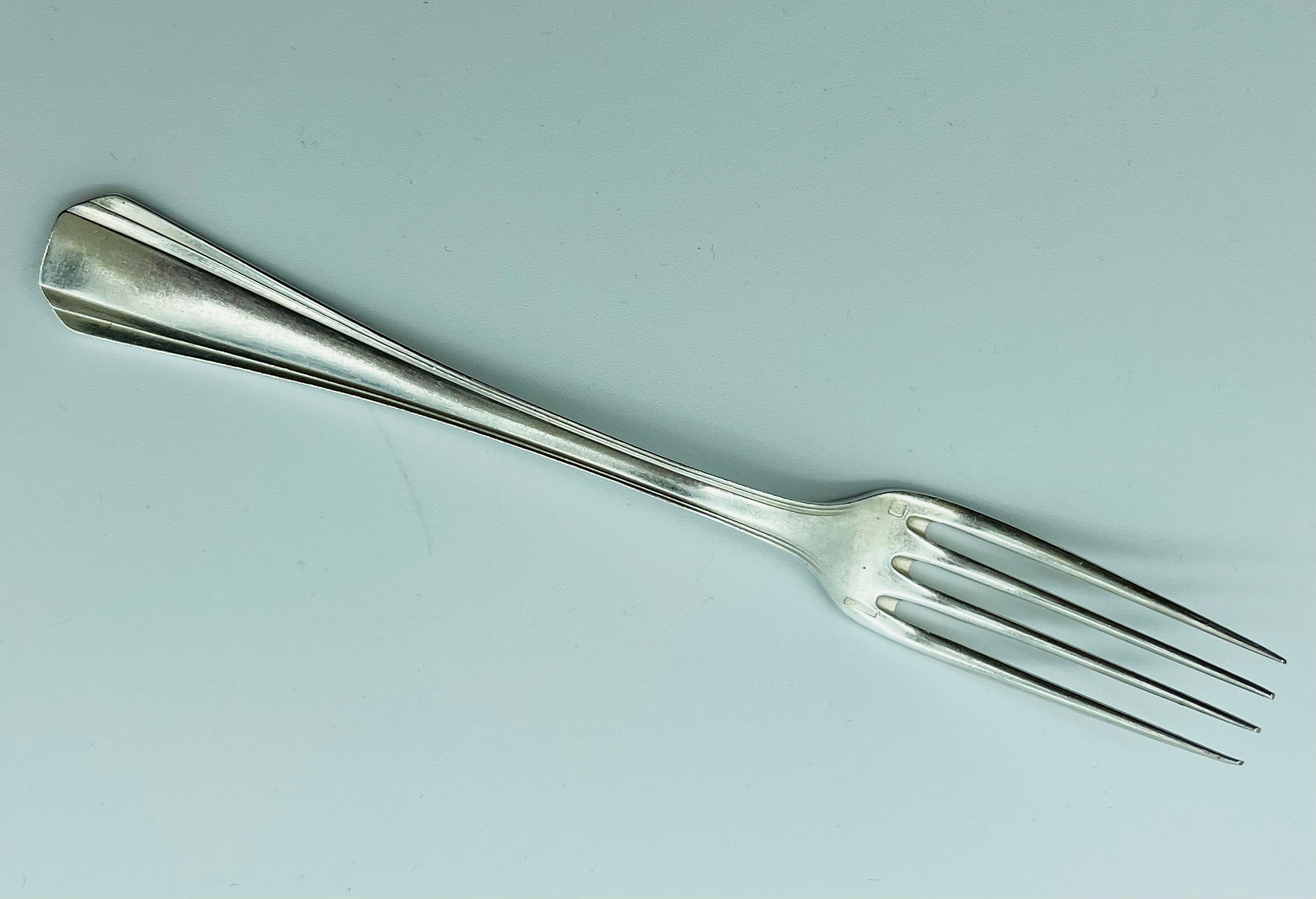 Christofle 12 art deco forks model Boreal