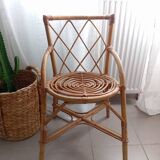 Vintage bamboo chair