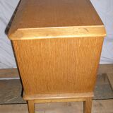 Bedside with 1 drawer and compass feet