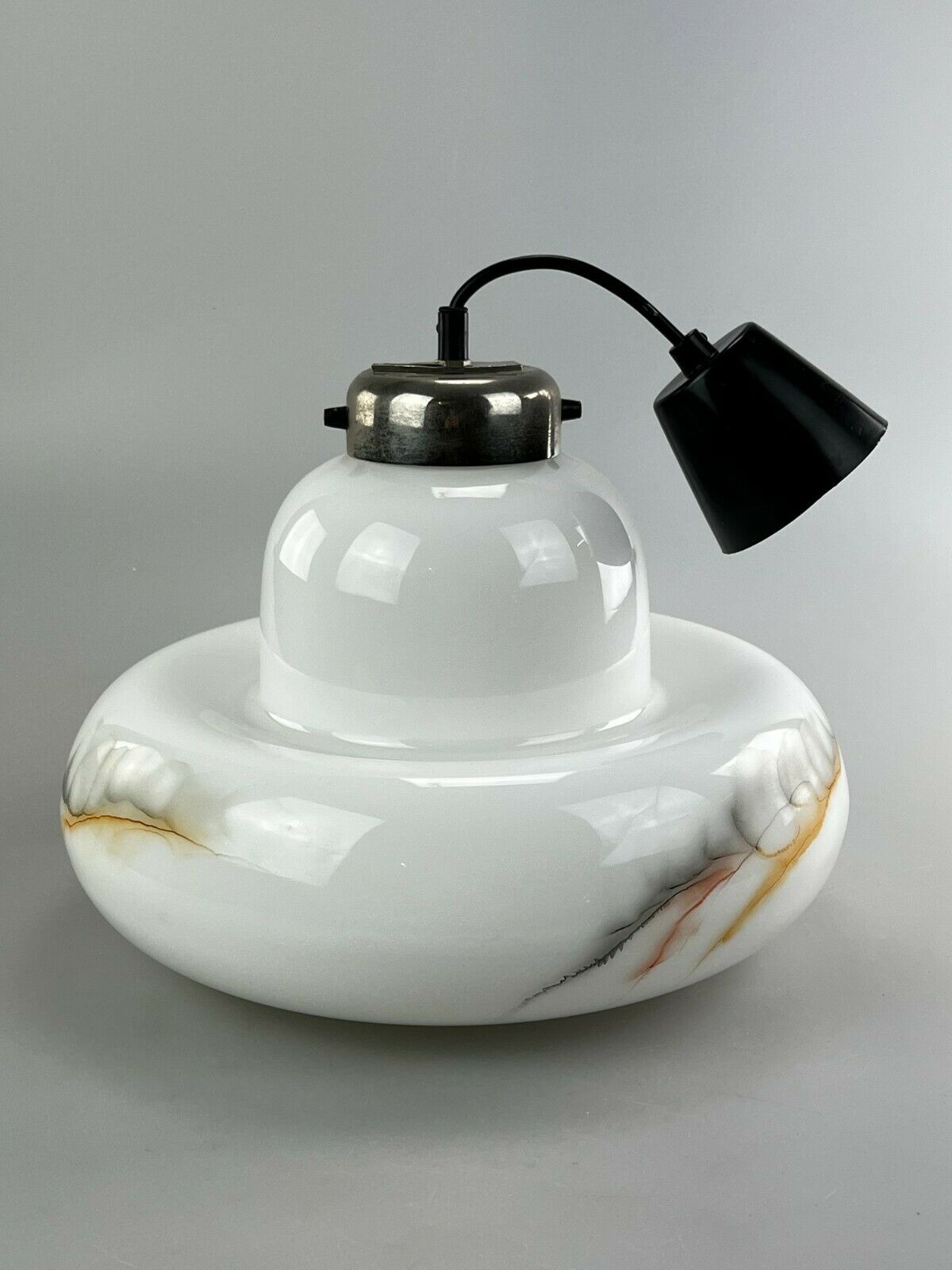 60s 70s lamp light hanging lamp glass ceiling lamp Space Age Design 60s