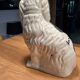Pair of Staffordshire-type ceramic dogs - King Charles - 20th century