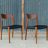 Chairs by Niels Otto Moller 71