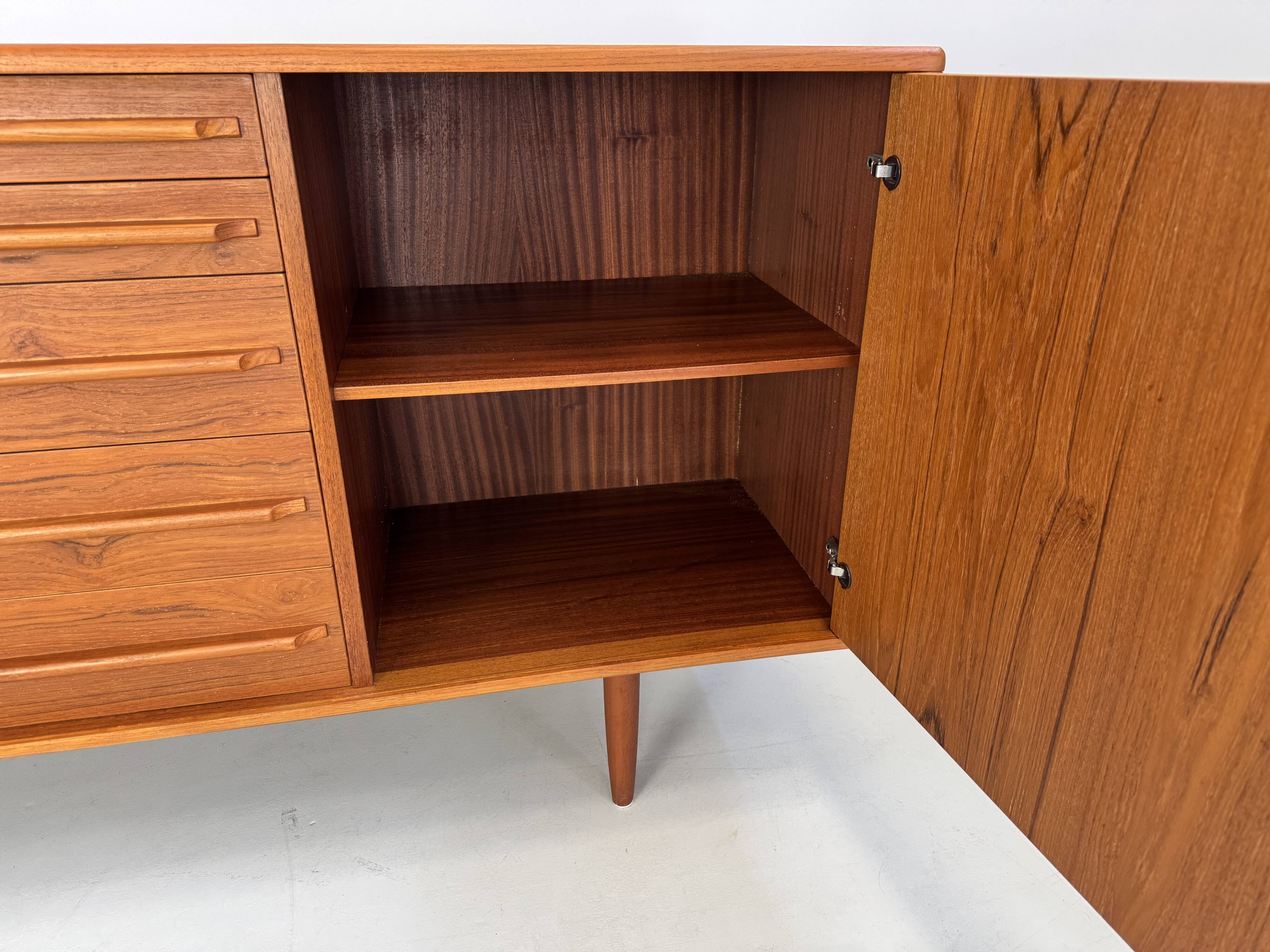 Vintage Danish sideboard from the 1960s .