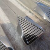 12 silver plated table knives, Christofle Atlantide model