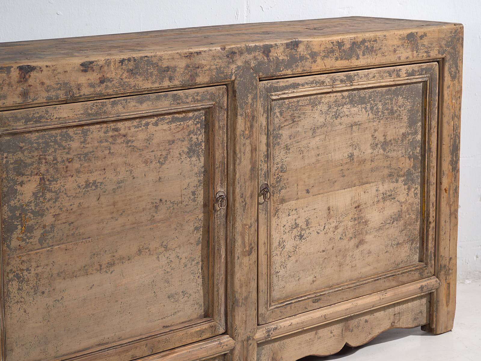 Old living room sideboard with gray patina (circa 1900) #47