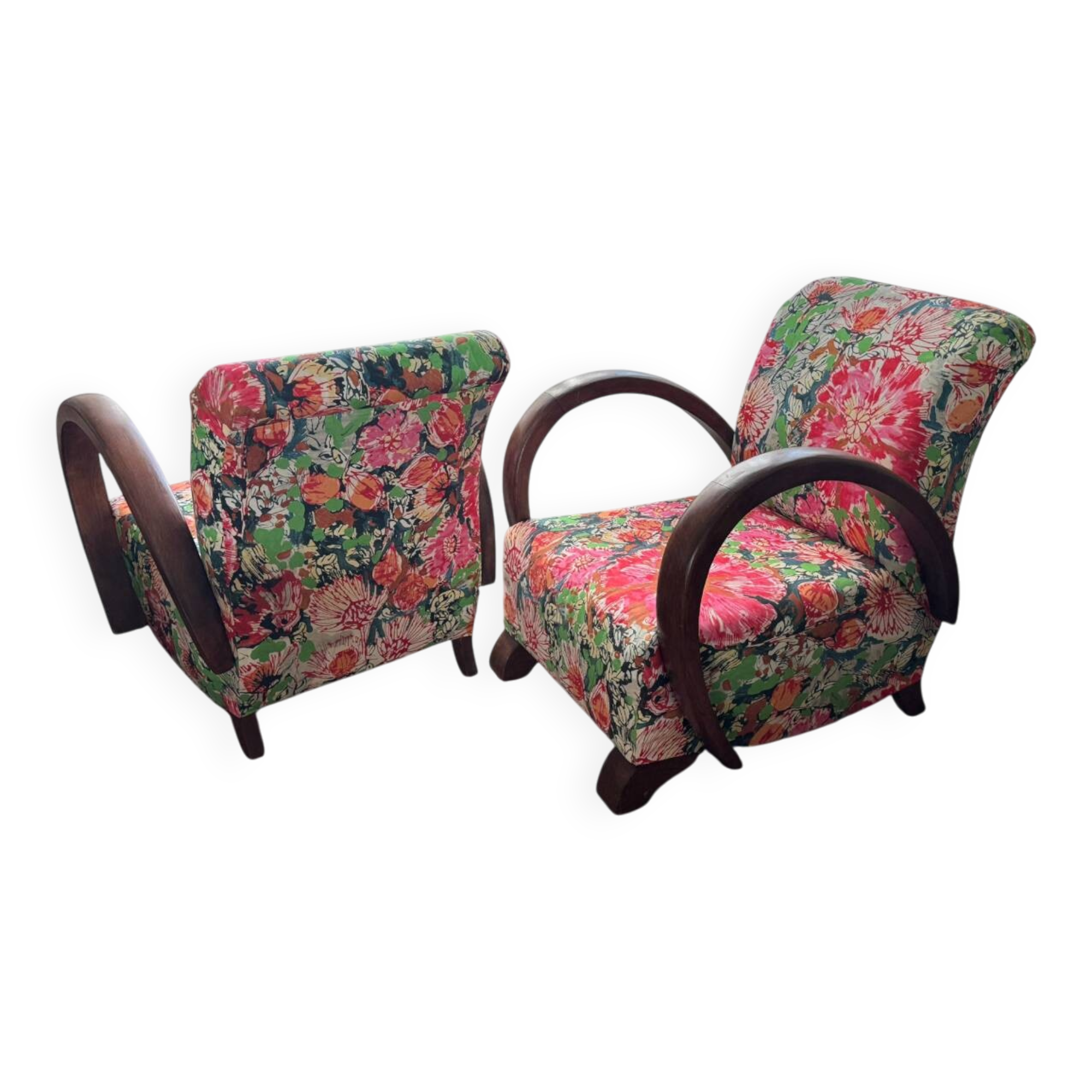 Superbe paire de fauteuils de style Art Déco