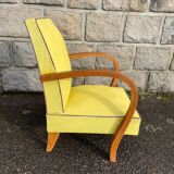 Vintage wooden children's armchair