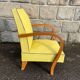 Vintage wooden children's armchair
