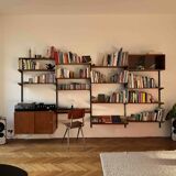 Kai Kristiansen teak wall unit for Feldballes Møbelfabrik