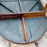 Old oval farm table 2m42