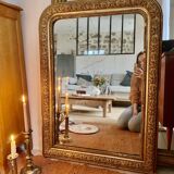 Gilded Louis Philippe mirror