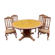 Table and 4 Regency style chairs Gouffè house