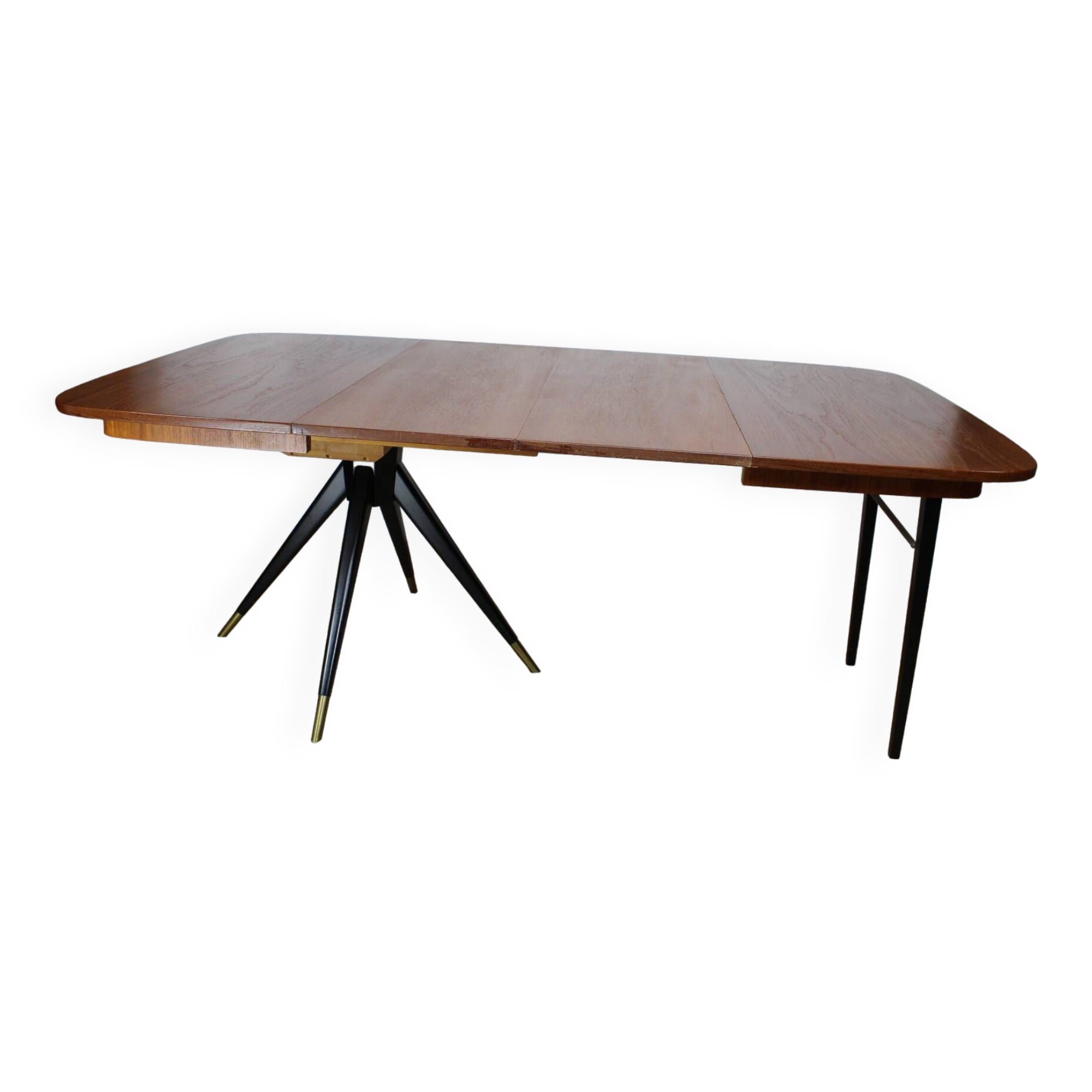 Vintage teak dining table by david rosen for norkompaniet 1950 sweden
