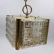 Lustre laiton verre vintage