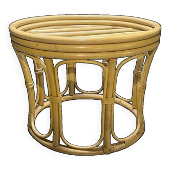 Tabouret en bambou - rotin