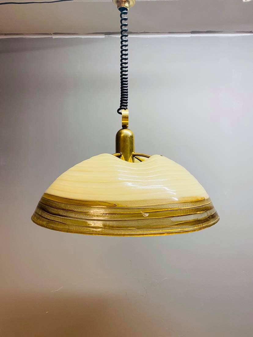 Plafonnier Italie années 70