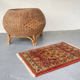 Vintage virgin wool rug