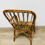 Rattan armchair for children