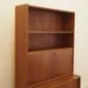 Teak bookcase with bar cabinet and secretary, Dammand & Rasmussen, Denmark, 1960s