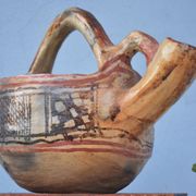 Old african culture berbere - Kabyle Clay Pottery Vessel early XX century