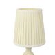 Vintage Empire Alabaster Brass Table Lamp White Lampshade 38cm