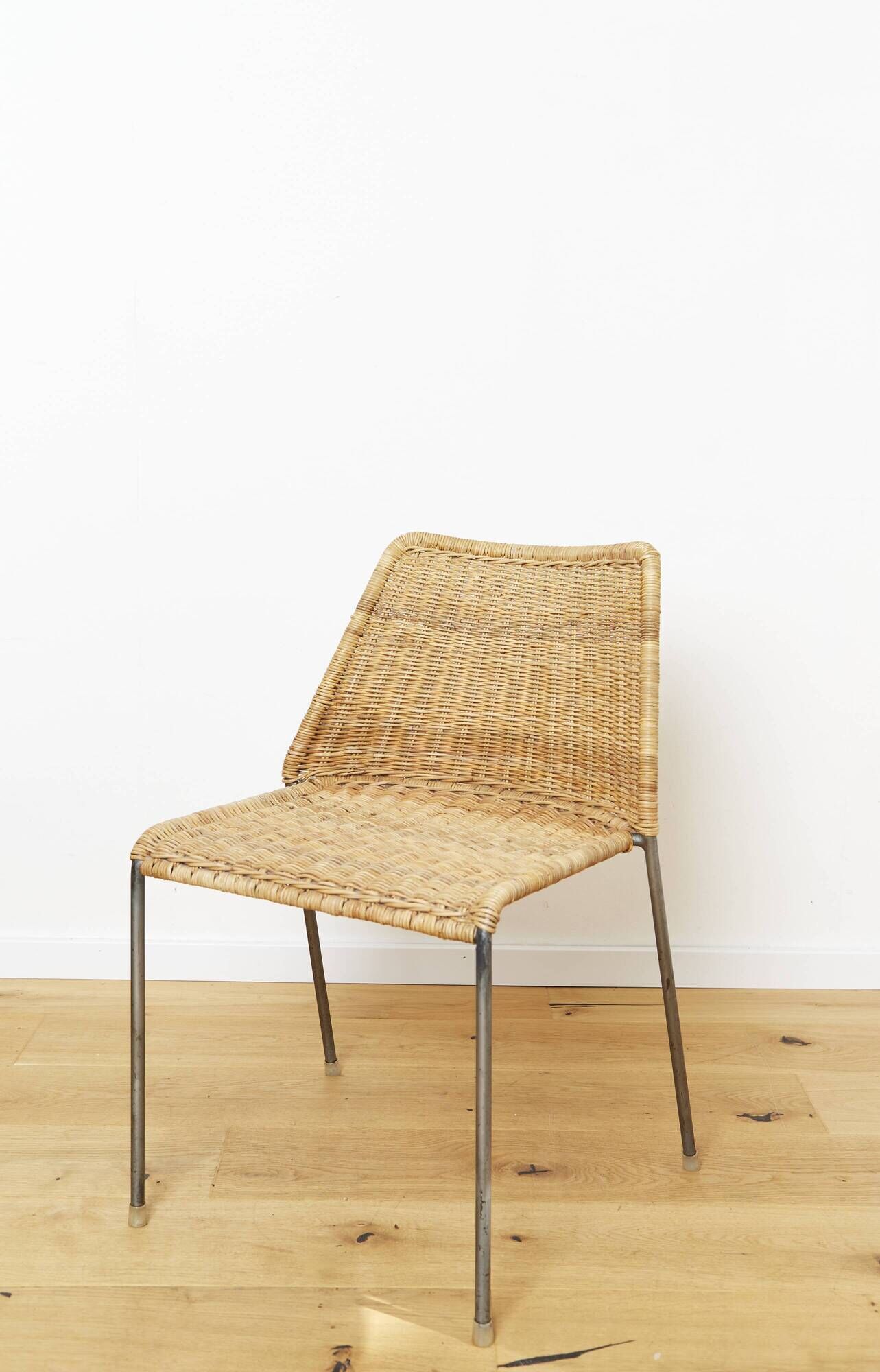 Herbert Hirche 'Santa Lucia' Wicker Chair for Wilde & Spieth | Set of Four