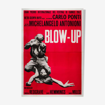 Affiche originale "blow up" Italie 1967