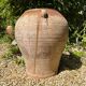 Ancient terracotta pottery jar from the 19th century.