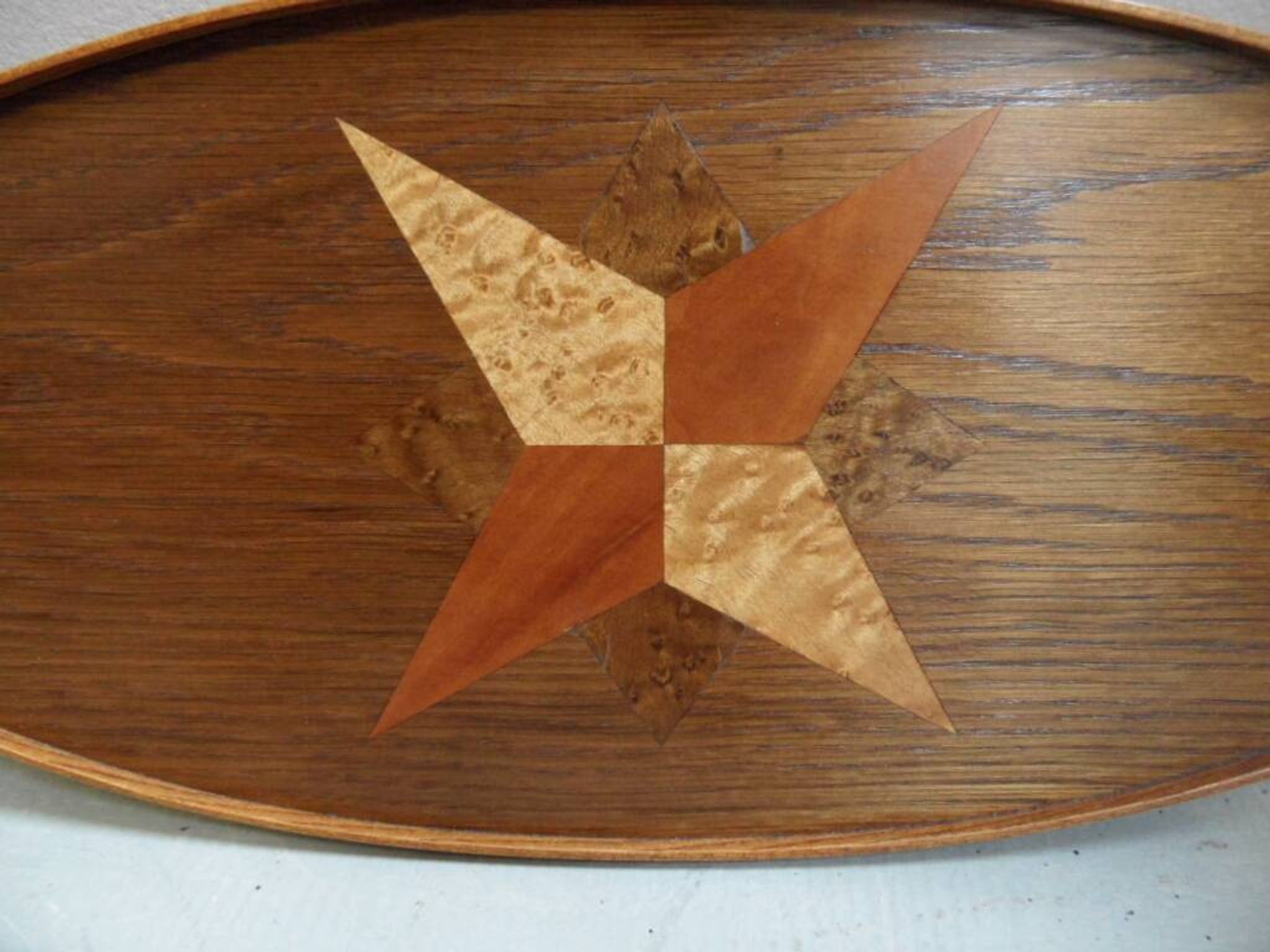 Plateau en bois vintage