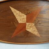 Plateau en bois vintage