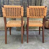 Paire de chaises Vibo 1950