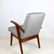 Set of  vintage armchairs chairs 300-123, design by M. Puchała - grey herringbone