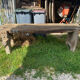 Old Solid Oak Carpenter's Workbench