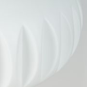 Suspension en verre opaline par Napako années 60