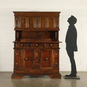 Buffet baroque émilien en noyer et peuplier, Italie, XVIIIe siècle