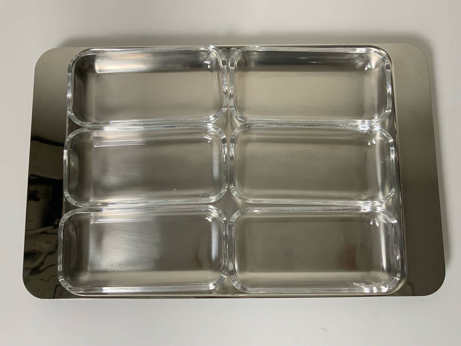 70s designer aperitif tray